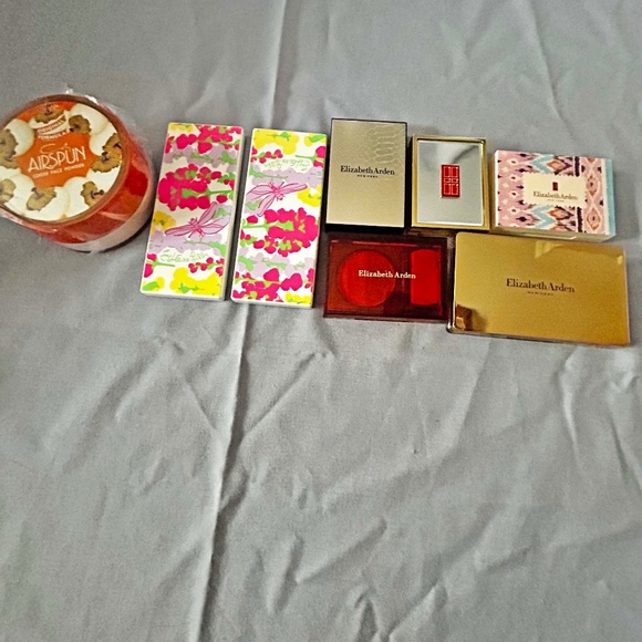 5 ELIZABETH ARDEN, 2 ESTEE LAUDER, COTY MAKEUP PRODUCTS, NEVER USED, NO DAMAGE - Picture 1 of 10